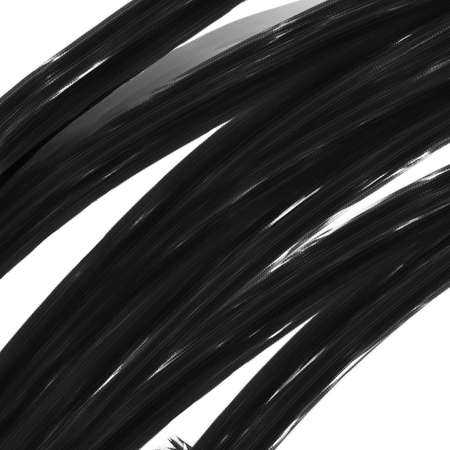 Background illustration. on a white background, black stains with paint with a brush.の写真素材