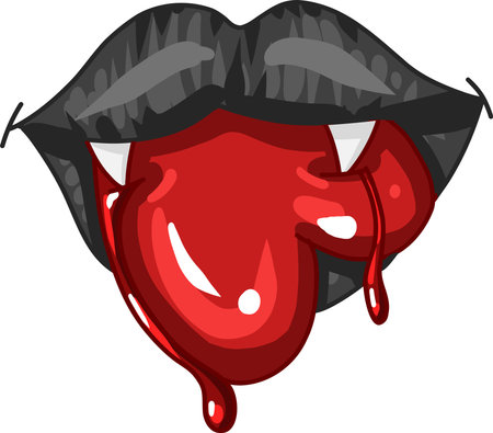 Creepy Valentine clipart, Spooky Valentine, Pastel Goth digital stickers, Alternative Valentine day vector EPS10のイラスト素材