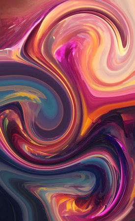 abstract background fluid art. Oil and acrylic. Colorful multicolored backgroundの写真素材