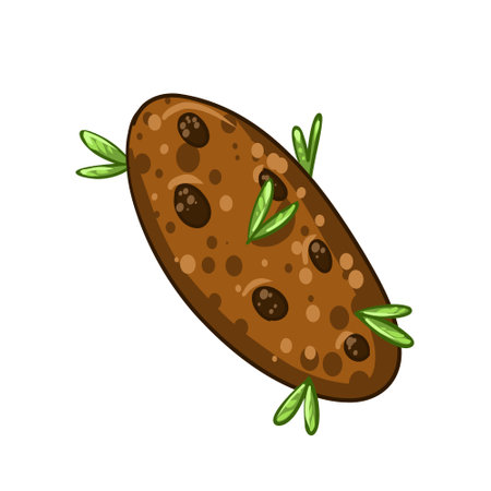 Cannabis biscuits. vector biscuits with marijuana. Legalizeのイラスト素材