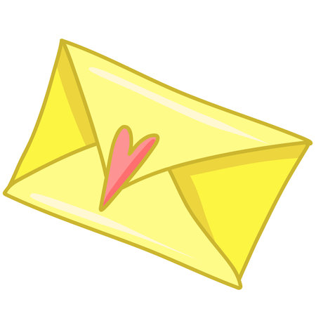 Valentine. envelope with a heart. Creepy Valentine clipart, Spooky Valentine digital stickers, Valentine day vectorのイラスト素材