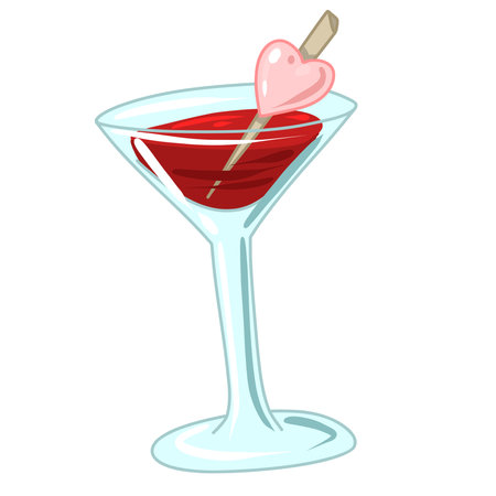blood in a martini glass. heart in a cocktail, Creepy Valentine clipart, Spooky Valentine, Pastel Goth digital stickers, Alternative Valentine day vectorのイラスト素材