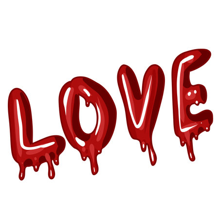 Love, Creepy Valentine clipart, Spooky Valentine, Pastel Goth digital stickers, Alternative Valentine day vectorのイラスト素材