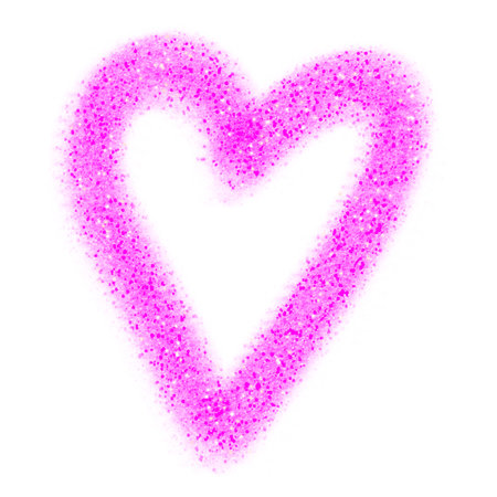 Pink Glitter Spot. abstract spot pink glitterの写真素材