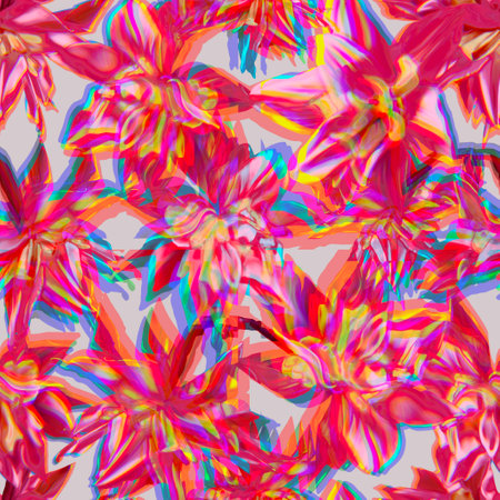 the background is floral. pattern of flowers psychedelic ornaments.の写真素材