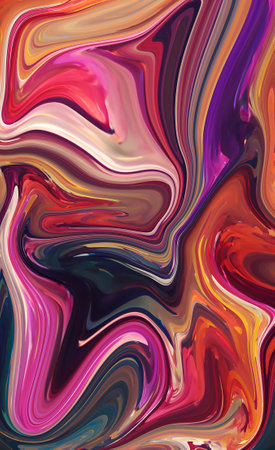 abstract background fluid art. Oil and acrylic. Colorful multicolored backgroundの写真素材