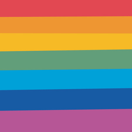 Rainbow LGBTQ Pride flag. Vector illustration of the Pride parade. LGBT communityのイラスト素材