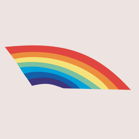 Rainbow LGBTQ Pride flag. Vector illustration of the Pride parade. LGBT communityのイラスト素材