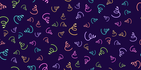 seamless pattern arrow sign figure. direction glowing desktop icon, neon sticker, neon direction figure, glowing figure, neon geometrical figuresの写真素材