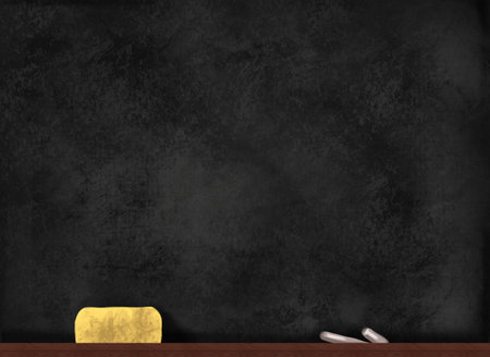 Chalkboard Background. Watercolor chalkboard green color texture school boardの写真素材