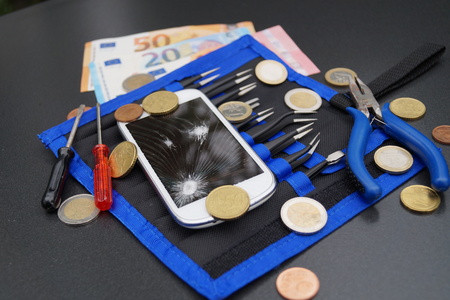 telephone repair costsの写真素材