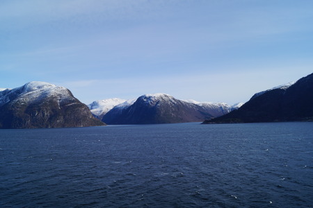 Sognefjord in Norwayの写真素材