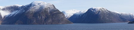 Sognefjord in Norwayの写真素材