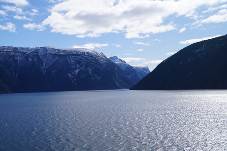 Sognefjord in Norwayの写真素材