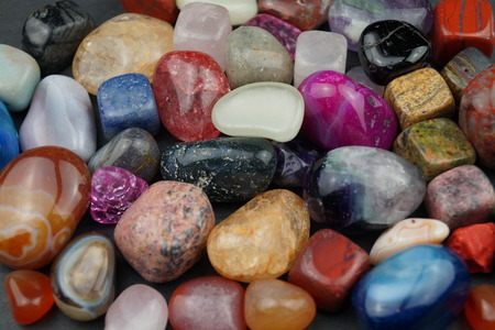 Semi precious stonesの写真素材
