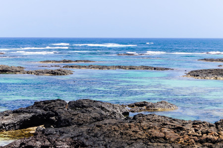 Coast at Fuerteventuraの写真素材