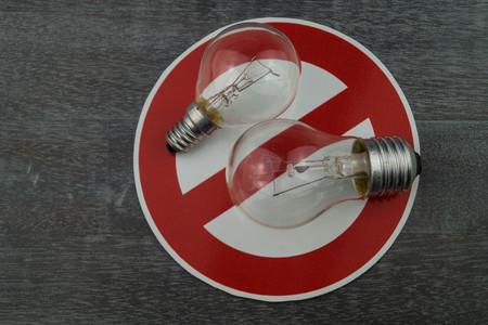 Light bulbs prohibited