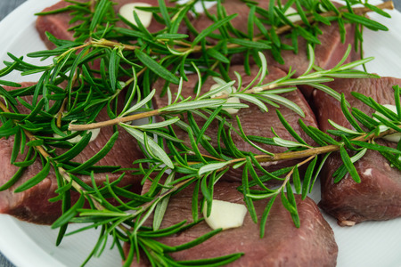Rosemary Lamb filletの写真素材
