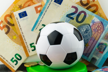 The Soccer Players changes the club for much moneyの写真素材