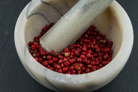 Red Pepper from the brazilian Schinus Terebinthifolia Treeの写真素材