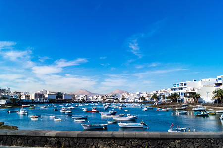 Arrecife capital of Lanzarote Canary Islands spainの写真素材