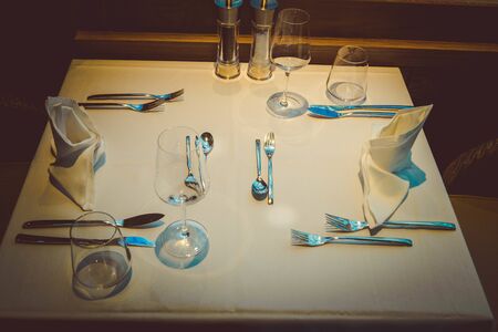 Dinner for Two at Valentine's Dayの写真素材