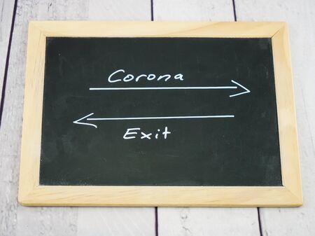 Corona Virus a world wide pandemic illnessの写真素材