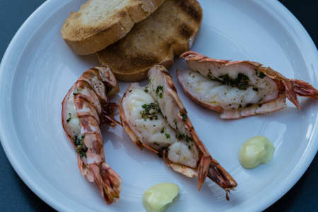 black tiger shrimp for grilling