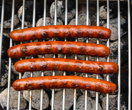 spicy meat on the grillの写真素材