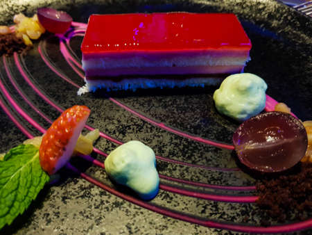 something sweet for dessert, fruit ice cream or cake