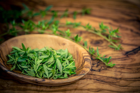 savory satureja hortensis delicious kitchen herbs