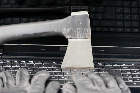cyber crime your system has been hackedの写真素材