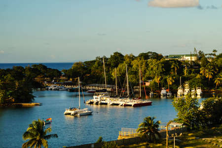 Saint Lucia from the perspective of the cruise terminal