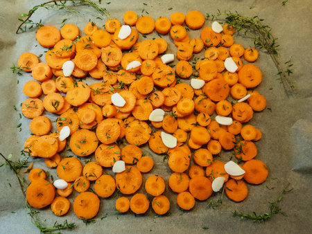 freshly harvested german root vegetablesの写真素材