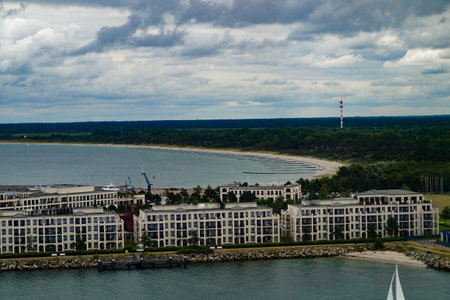 Rostock Warnemuende in Mecklenburg Vorpommern Germanyの写真素材