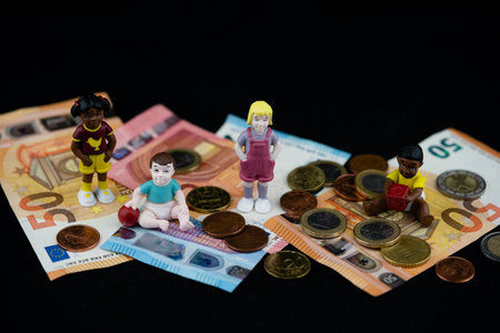 Child benefit will be increased in Germany on January 1st, 2023の写真素材