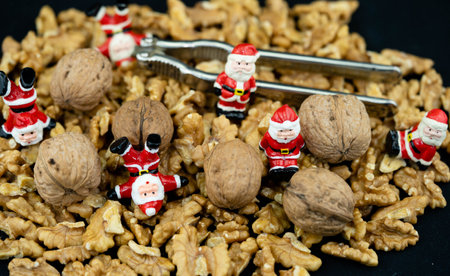 Walnut kernels are the most popular nuts at Christmas time