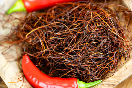 Ingredients for a spicy fruity chilli con carne