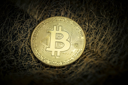 Exchange Traded Funds investing in crypto currencyの写真素材