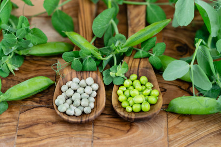 Dried pulses are a popular staple foodの写真素材