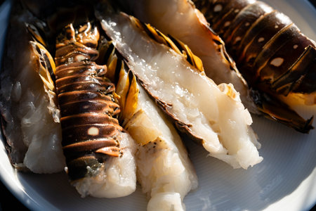 Surf and turf fillet steak and lobsterの写真素材