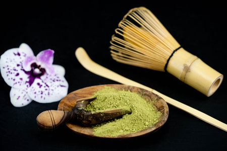 Matcha Japanese for ground tea is a powdered green tea used in the Japanese tea ceremony