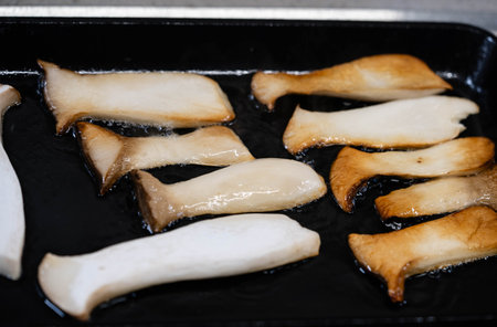 King oyster mushrooms are a popular side dish