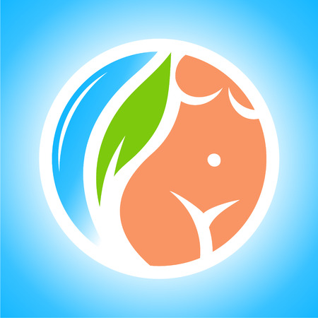 Branding identity corporate symbol isolated on blue backgroundのイラスト素材