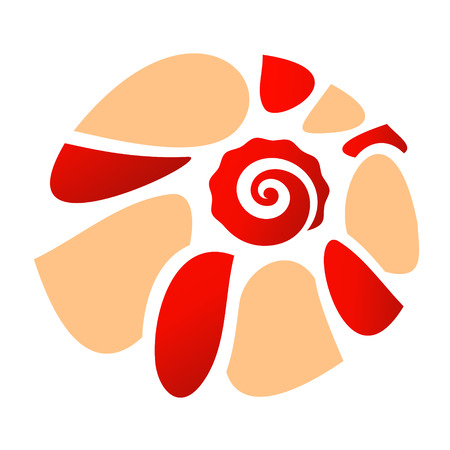 Branding identity corporate flower symbol isolated on white backgroundのイラスト素材