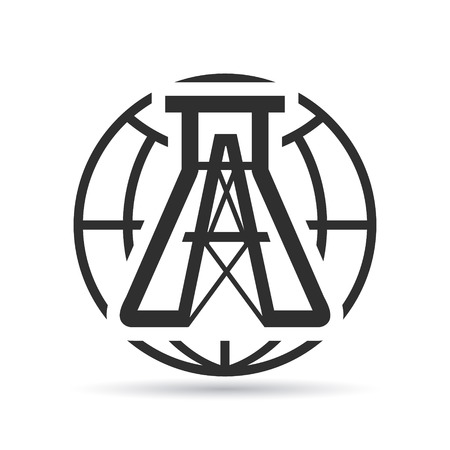 Branding identity corporate chemical symbol isolated on white backgroundのイラスト素材