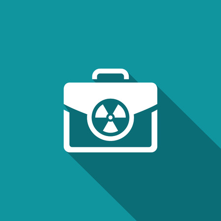 Vector Isolated Flat Icon on a blue background for designのイラスト素材