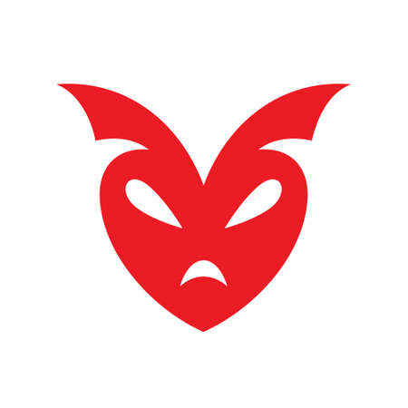 Emmet head symbol isolated on white backgroundのイラスト素材