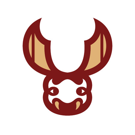 Pest abstract symbol isolated on white backgroundのイラスト素材