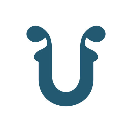 Sign of the letter Uのイラスト素材